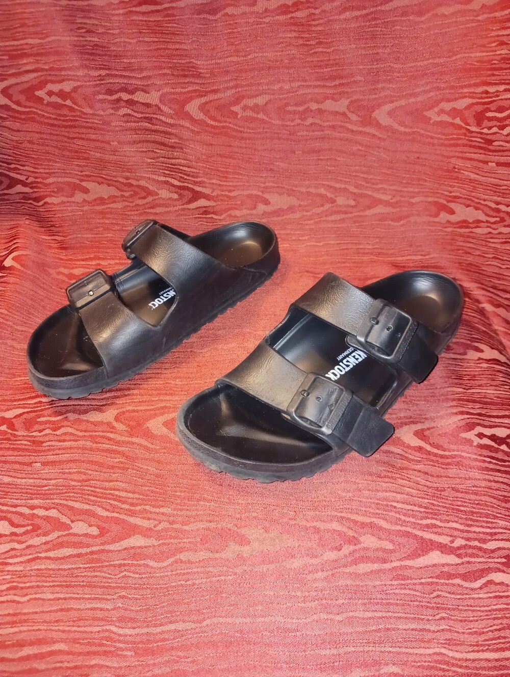 BIRIKENSTOCK Black Sandles Size 38 - Picture 2 of 9